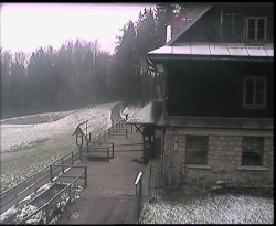 Terasa horského hotelu