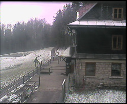 Terasa horského hotelu