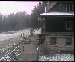 Terasa horského hotelu