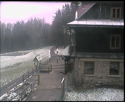 Terasa horského hotelu