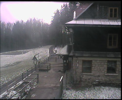 Terasa horského hotelu