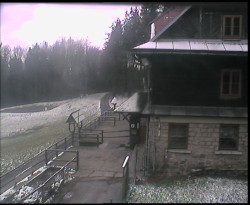 Terasa horského hotelu