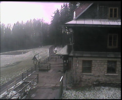 Terasa horského hotelu