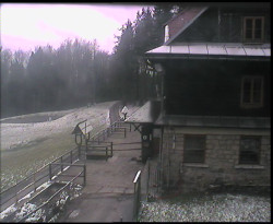 Terasa horského hotelu