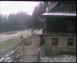 Terasa horského hotelu