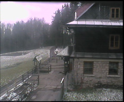 Terasa horského hotelu