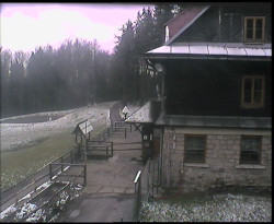 Terasa horského hotelu