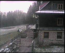 Terasa horského hotelu