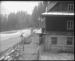 Terasa horského hotelu