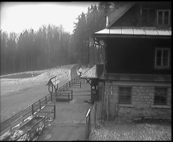 Terasa horského hotelu