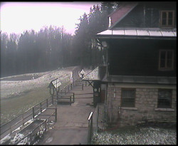 Terasa horského hotelu