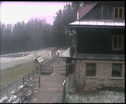 Terasa horského hotelu