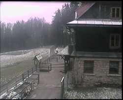 Terasa horského hotelu