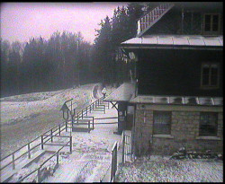 Terasa horského hotelu