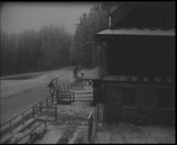 Terasa horského hotelu