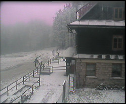 Terasa horského hotelu