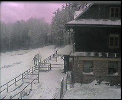 Terasa horského hotelu