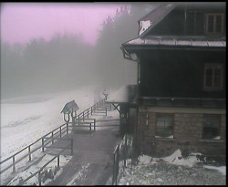 Terasa horského hotelu