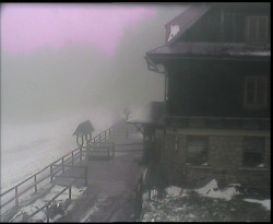 Terasa horského hotelu