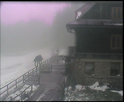 Terasa horského hotelu