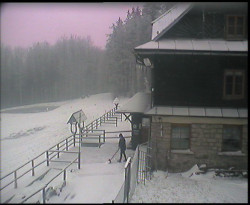 Terasa horského hotelu