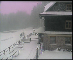 Terasa horského hotelu