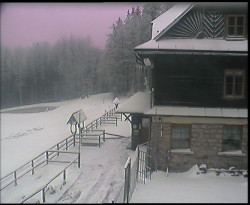 Terasa horského hotelu