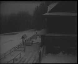 Terasa horského hotelu