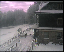 Terasa horského hotelu