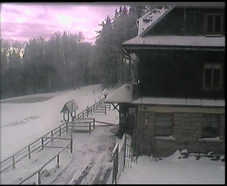 Terasa horského hotelu