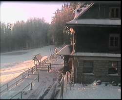 Terasa horského hotelu