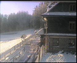 Terasa horského hotelu