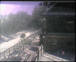 Terasa horského hotelu