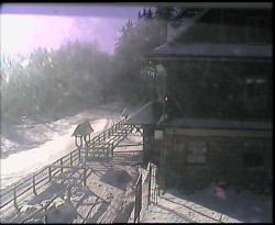 Terasa horského hotelu