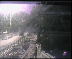 Terasa horského hotelu