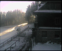 Terasa horského hotelu