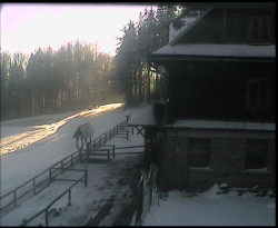 Terasa horského hotelu