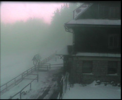 Terasa horského hotelu