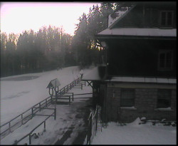 Terasa horského hotelu