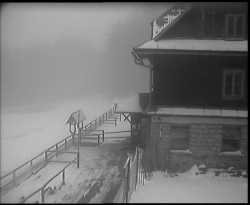 Terasa horského hotelu