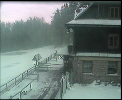 Terasa horského hotelu