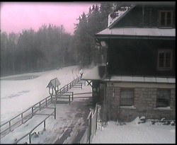 Terasa horského hotelu
