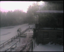 Terasa horského hotelu