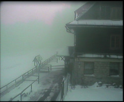 Terasa horského hotelu