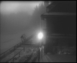 Terasa horského hotelu