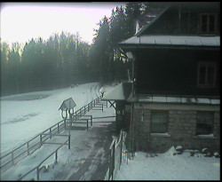 Terasa horského hotelu