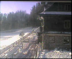 Terasa horského hotelu