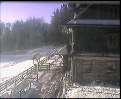 Terasa horského hotelu