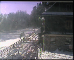 Terasa horského hotelu