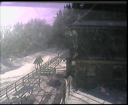 Terasa horského hotelu